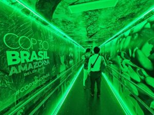 Jetway for arrivals to the COP30 in Belem Brazil