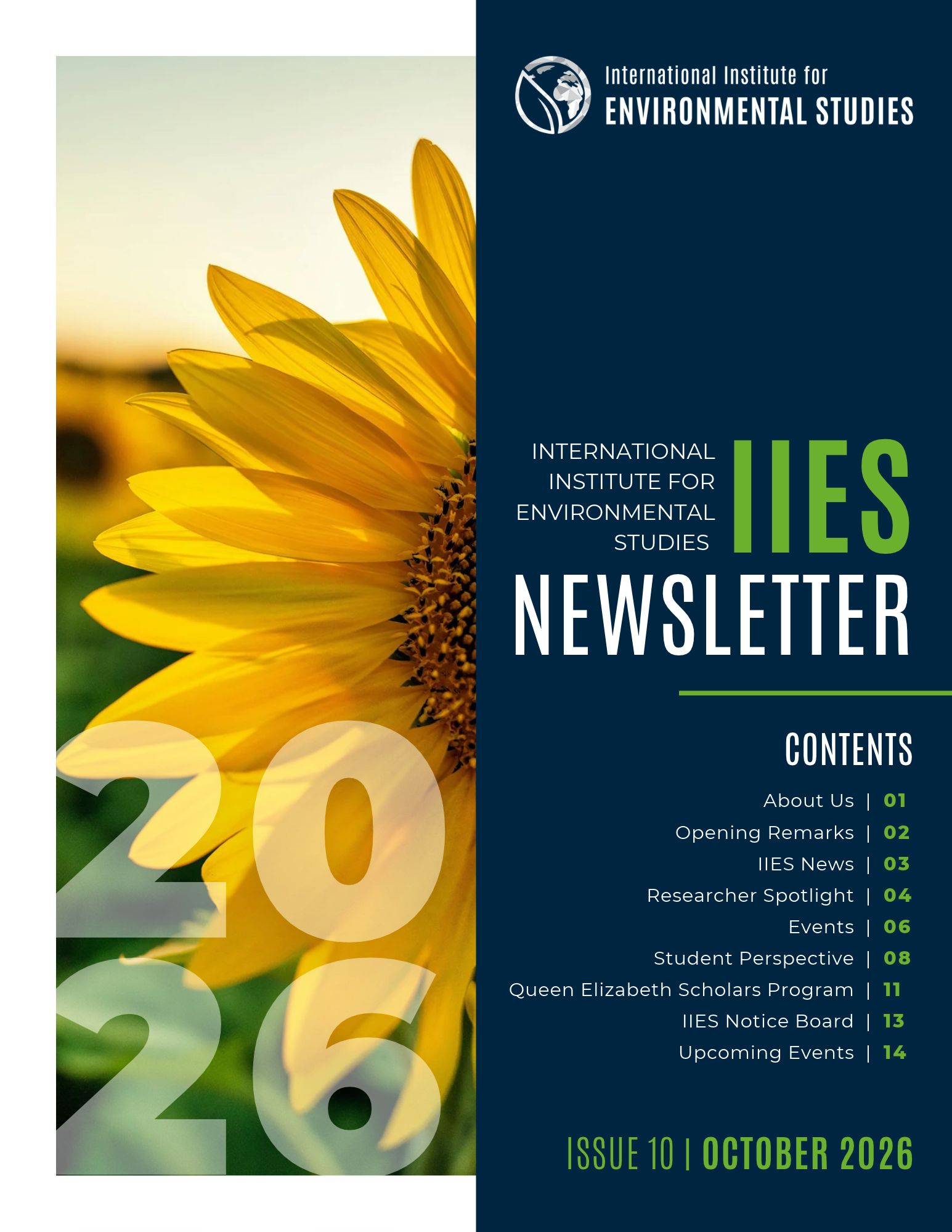Newsletter Issue 10 2026 Cover Page